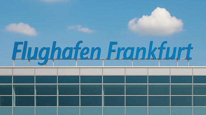 Ontspannen Reis Met Een Taxi Naar Frankfurt Airport